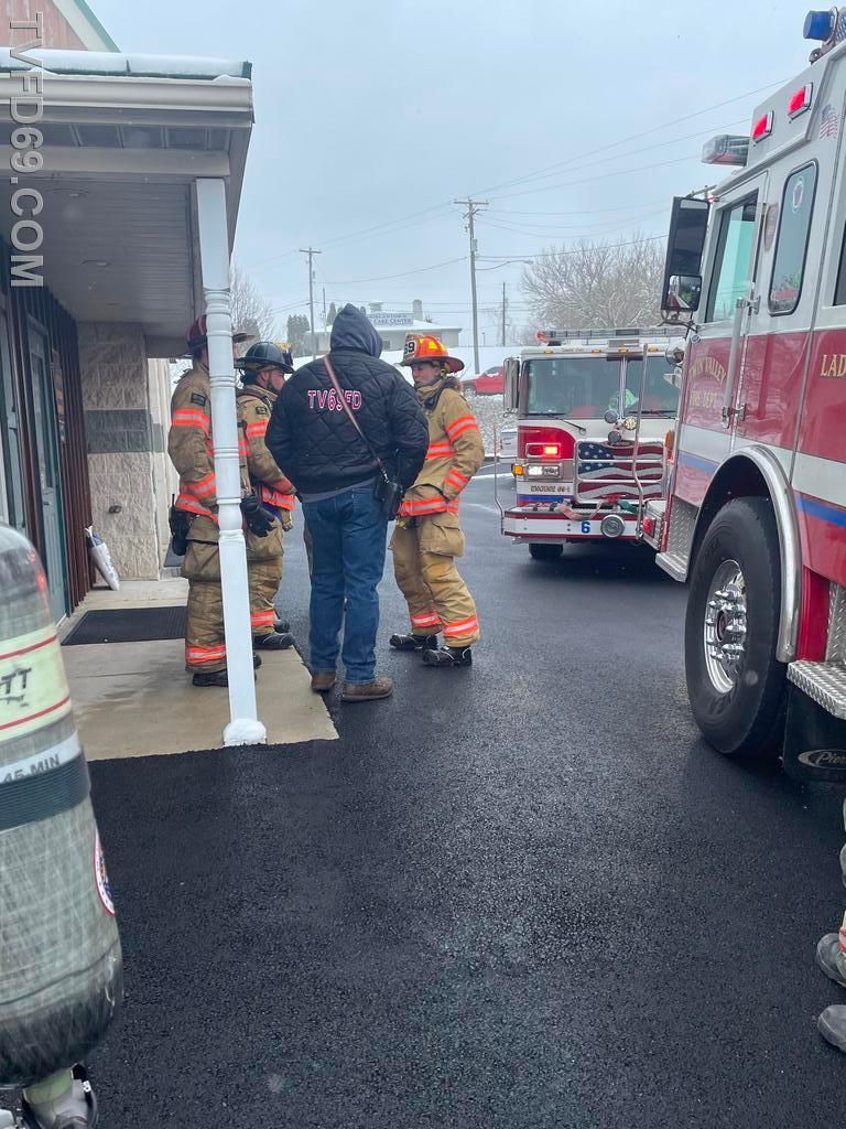 Crews awaiting a key holder 